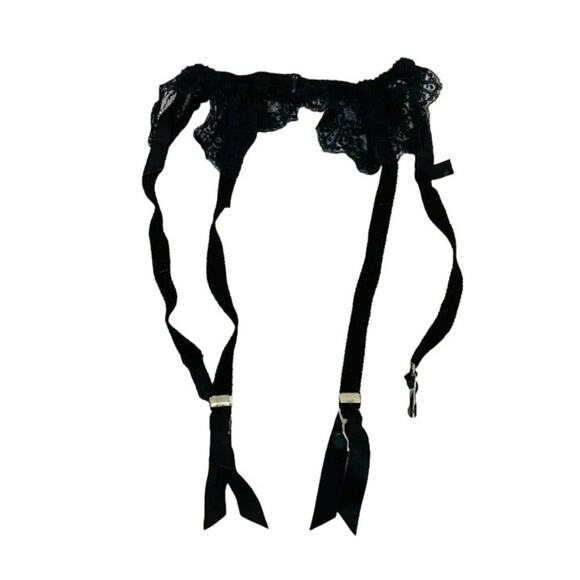 70s Vintage Formfit Rogers Black Nylon Womens Size Small - Picture 1 of 7